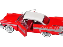 1958 Plymouth Fury Red with White Top and Red Interior "Hollywood Greatest Hits" Series 1/24 Diecast Model Car by Greenlight