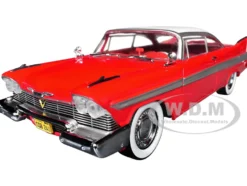 1958 Plymouth Fury Red with White Top and Red Interior 