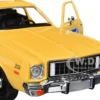 1975 Plymouth Fury Taxi "Crescent Cab Co." Yellow "Poltergeist" (1982) Movie "Hollywood" Series 20 1/24 Diecast Model Car by Greenlight