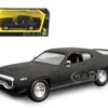 1971 Plymouth GTX Matt Black 1/43 Diecast Model Car Road Signature 94218