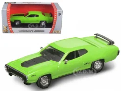 1971 Plymouth GTX 440 6 Pack Green 1/43 Diecast Model Car Road Signature 94218