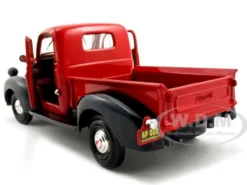 1941 Plymouth Pickup Red 1/24 Diecast Model Car Motormax 73278