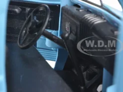 1941 Plymouth Pickup Truck Blue Camper Shell 1/24 Diecast Model Car Motormax 75330 73278