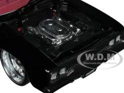1970 Plymouth Road Runner 440 Black with Red Interior Bigtime Muscle Series 1/24 Diecast Model Car Jada 99581