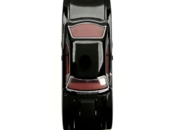 1970 Plymouth Road Runner 440 Black with Red Interior Bigtime Muscle Series 1/24 Diecast Model Car Jada 99581