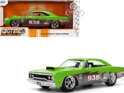 1970 Plymouth Road Runner #938 Green and Gray Metallic