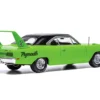 1970 Plymouth Road Runner Superbird Green with Black Vinyl Top 1/43 Diecast Model by IXO Models