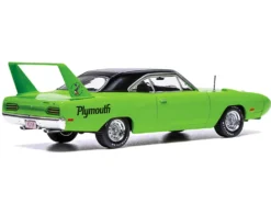 1970 Plymouth Road Runner Superbird Green with Black Vinyl Top 1/43 Diecast Model by IXO Models