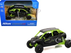 Polaris RZR Pro R UTV Black and Lime Green Diecast Model by New Ray