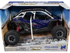 Polaris RZR Pro R UTV Blue with Black Top "Xtreme Off-Road" Series 1/18 Diecast Model by New Ray