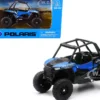 Polaris RZR XP Turbo DOHC Mini ATV Blue Black Diecast Model New Ray 07343