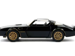 1977 Pontiac Firebird Black Smokey and the Bandit 1977 Movie Hollywood Rides Series 1/32 Diecast Model Car Jada 31061