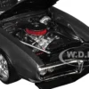 1968 Pontiac Firebird Street Fighter "Silver Bird" Gun Metal Gray Metallic Limited Edition to 400 pieces Worldwide 1/18 Diecast Model Car by ACME