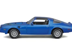 1978 Pontiac Firebird Trans Am Blue Metallic with Hood Graphics "Special Edition" Series 1/18 Diecast Model Car by Maisto