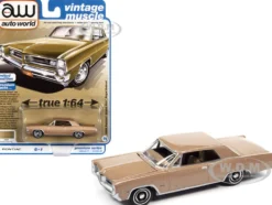 1964 Pontiac Grand Prix Royal Bobcat Saddle Bronze Metallic Vintage Muscle Limited Edition 1/64 Diecast Model Car Auto World 64372-AWSP110B