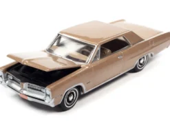 1964 Pontiac Grand Prix Royal Bobcat Saddle Bronze Metallic Vintage Muscle Limited Edition 1/64 Diecast Model Car Auto World 64372-AWSP110B