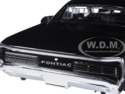 1966 Pontiac GTO Black 1/25 Diecast Model Car New Ray 71853 B