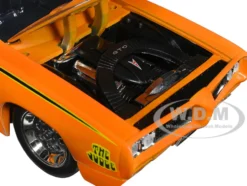 1969 Pontiac GTO Judge Pro Stock Orange 1/24 Diecast Car Model Jada 90344