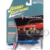 1974 Pontiac GTO Regatta Blue Metallic with White Interior "Muscle Cars USA" Series 1/64 Diecast Model Car by Johnny Lightning
