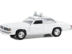 1976 1977 Pontiac LeMans Enforcer White Hot Pursuit Hobby Exclusive Series 1/64 Diecast Model Car Greenlight 43014