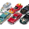 Pop Culture 2022 Set 6 Cars Release 4 1/64 Diecast Model Cars Johnny Lightning JLPC009