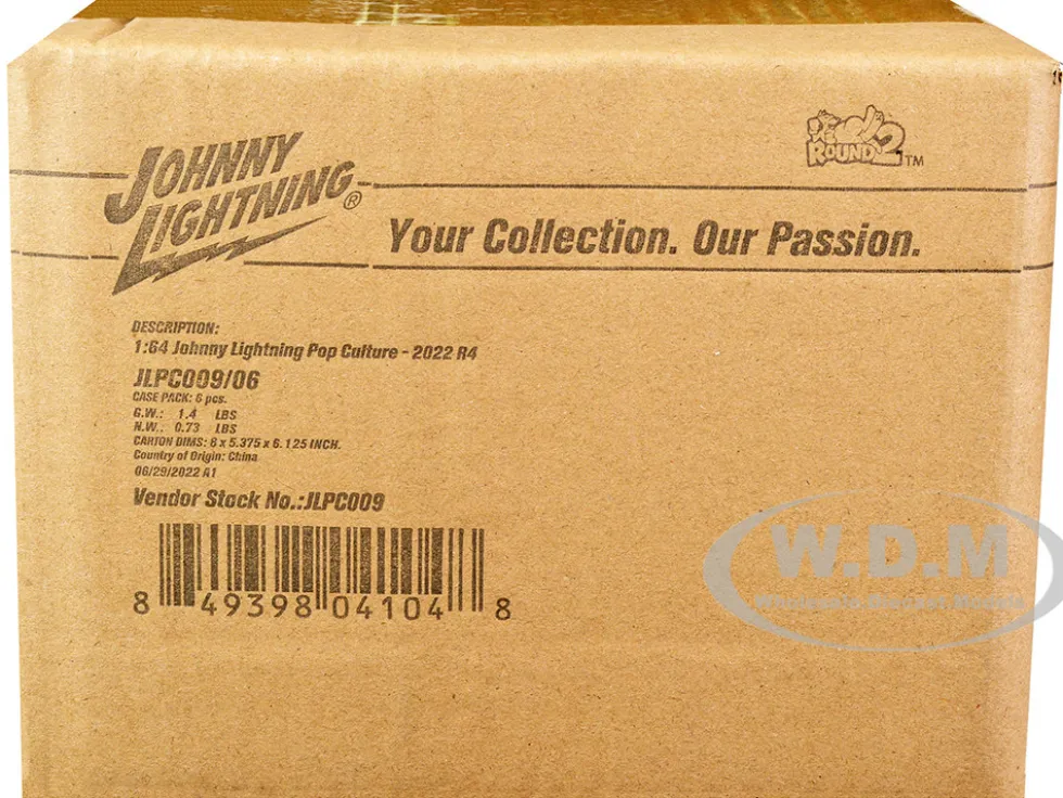 Pop Culture 2022 Set 6 Cars Release 4 1/64 Diecast Model Cars Johnny Lightning JLPC009