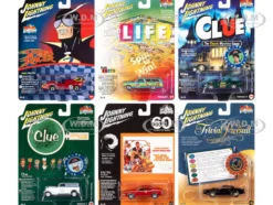Pop Culture 2022 Set 6 Cars Release 4 1/64 Diecast Model Cars Johnny Lightning JLPC009