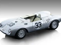 Porsche 550 A #33 Herrmann von Frankenberg 24 Hours Le Mans 1957 Mythos Series Limited Edition 95 pieces Worldwide 1/18 Model Car Tecnomodel TM18-141C