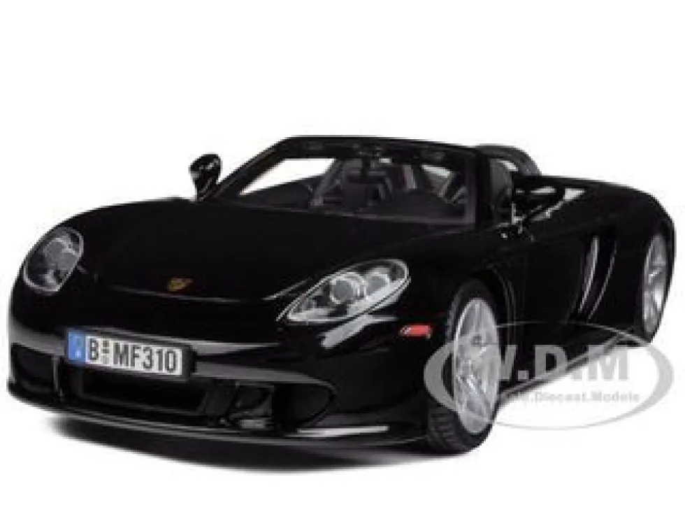 Porsche Carrera GT Black 1/24 Diecast Car Model Motormax 73305