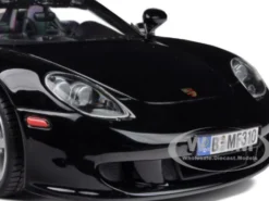 Porsche Carrera GT Black 1/24 Diecast Car Model Motormax 73305