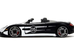 Porsche Carrera GT Convertible #05 Black with White Graphics
