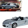 Porsche Carrera GT Gray 1/24 Diecast Model Car Motormax 73305