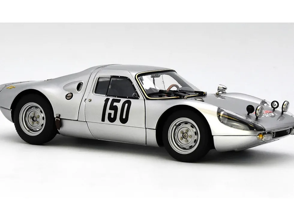 Porsche 904 Carrera GTS #150 Eugen Bohringer - Rolf Wutherich 2nd Place "Rallye Monte Carlo" (1965) Limited Edition to 1500 pieces Worldwide 1/18 Diecast Model Car by CMC