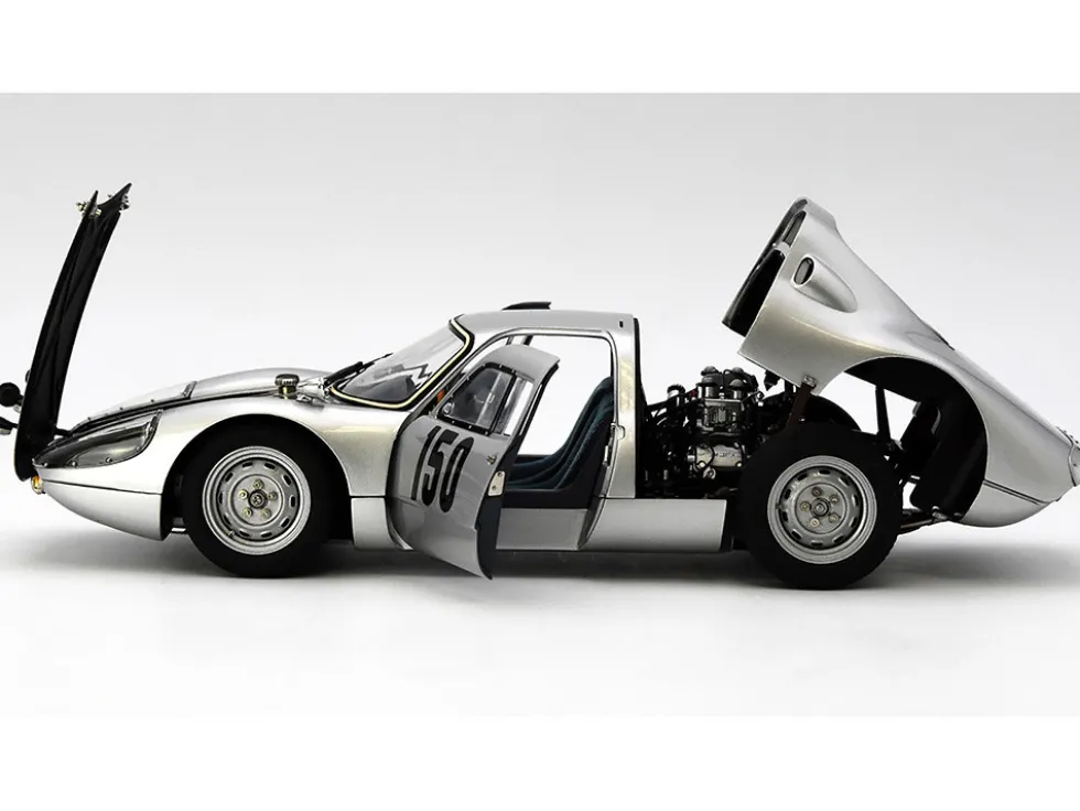 Porsche 904 Carrera GTS #150 Eugen Bohringer - Rolf Wutherich 2nd Place "Rallye Monte Carlo" (1965) Limited Edition to 1500 pieces Worldwide 1/18 Diecast Model Car by CMC