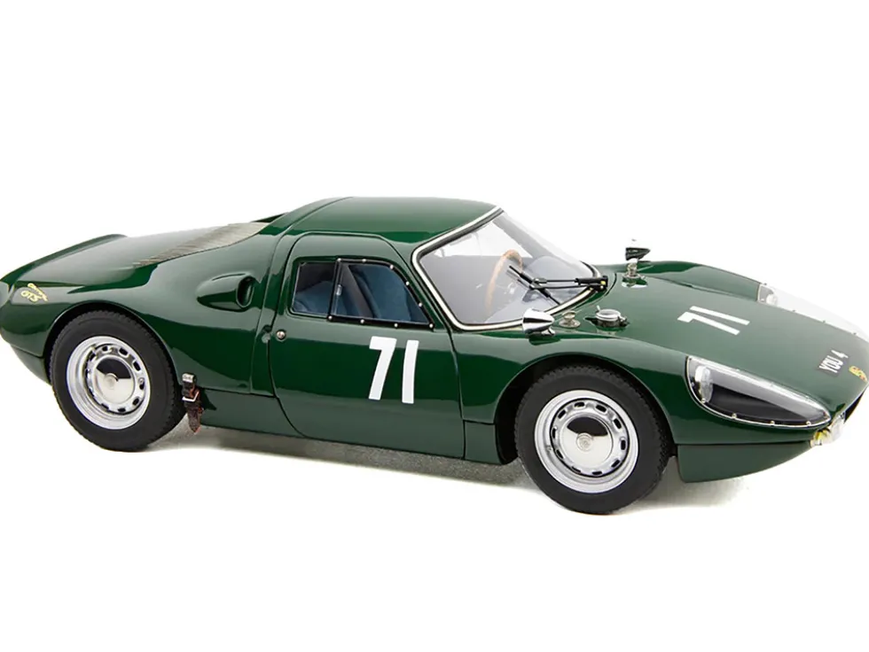 Porsche 904 Carrera GTS #71 Irish Green "Goodwood Revival TT Race" (2018) Limited Edition to 1500 pieces Worldwide 1/18 Diecast Model Car by CMC