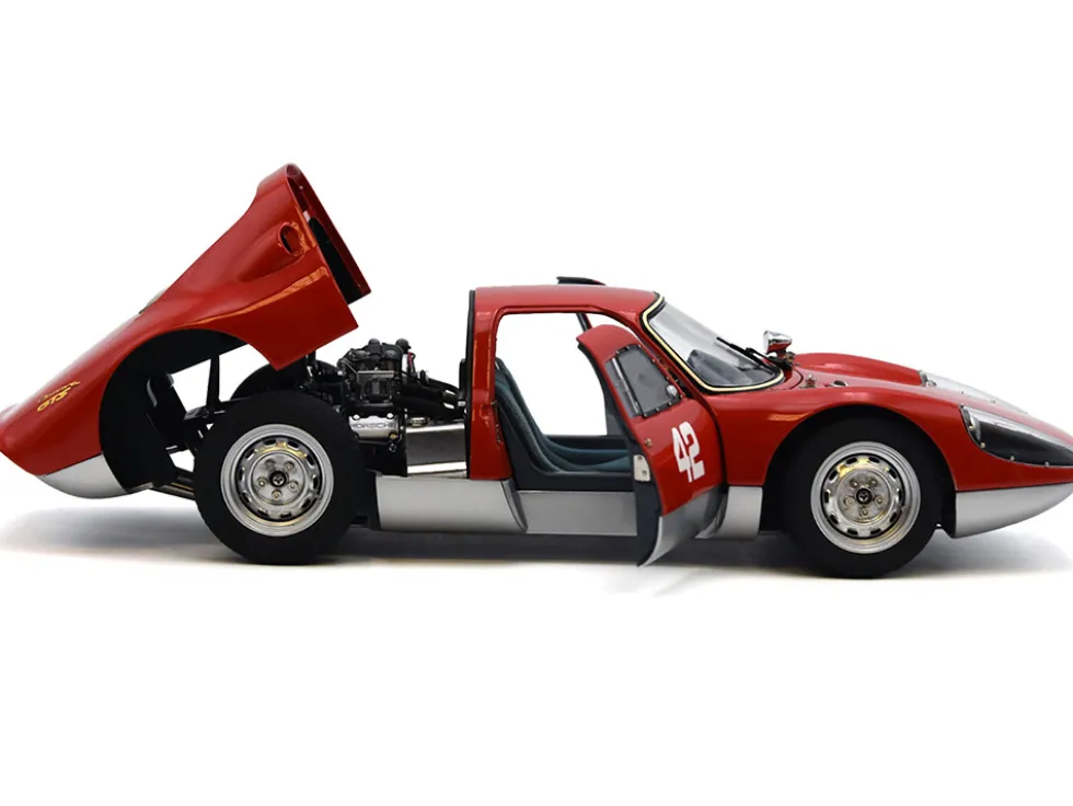 Porsche 904 Carrera GTS #42 Red "Pebble Beach Auction 2017" Limited Edition to 1000 pieces Worldwide 1/18 Diecast Model Car by CMC
