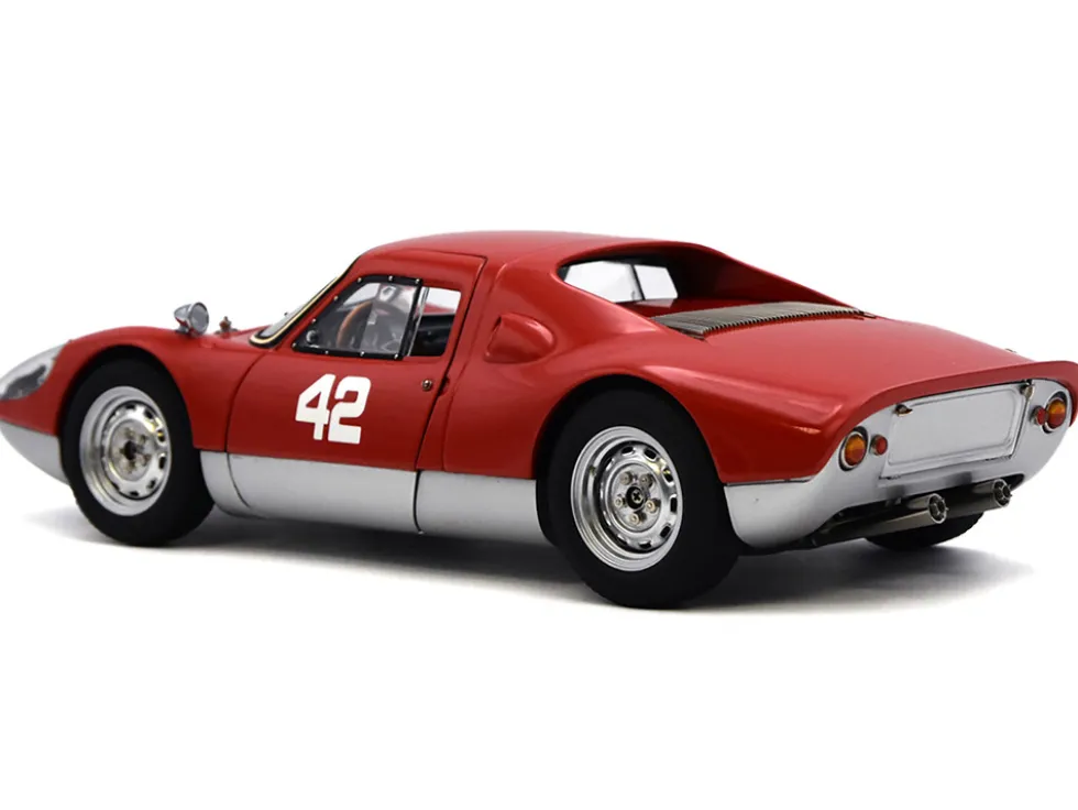 Porsche 904 Carrera GTS #42 Red "Pebble Beach Auction 2017" Limited Edition to 1000 pieces Worldwide 1/18 Diecast Model Car by CMC
