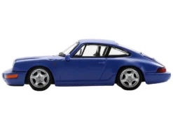 1992 Porsche 911 Carrera RS 3.6 Blue 1/64 Model Car by Spark