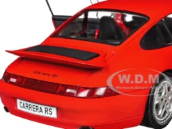 1997 Porsche 911 (993) Carrera RS Guards Red 1/18 Diecast Model Car by Solido