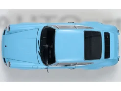 Porsche 911 Carrera 2.7 RS Gulf Blue with Black Stripes and Wheels 1/18 Model Car by Autoart