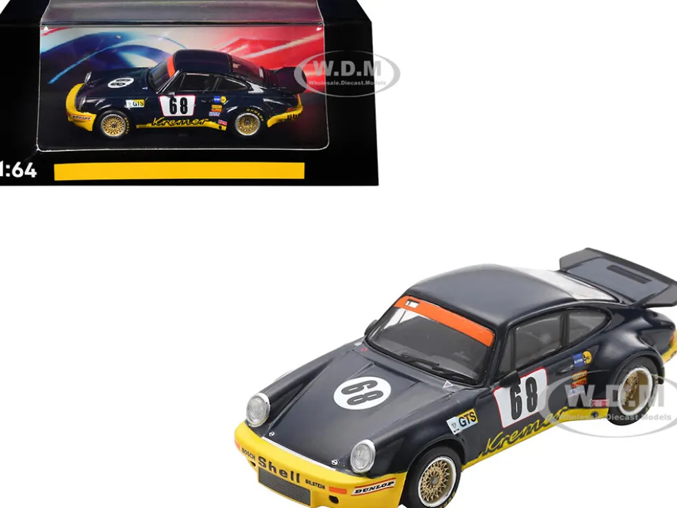 Porsche 911 Carrera RSR #68 Erwin Kremer - Hans Heyer - Paul Keller "Samson Kremer Racing" "24 Hours of Le Mans" (1974) 1/64 Model Car by Spark