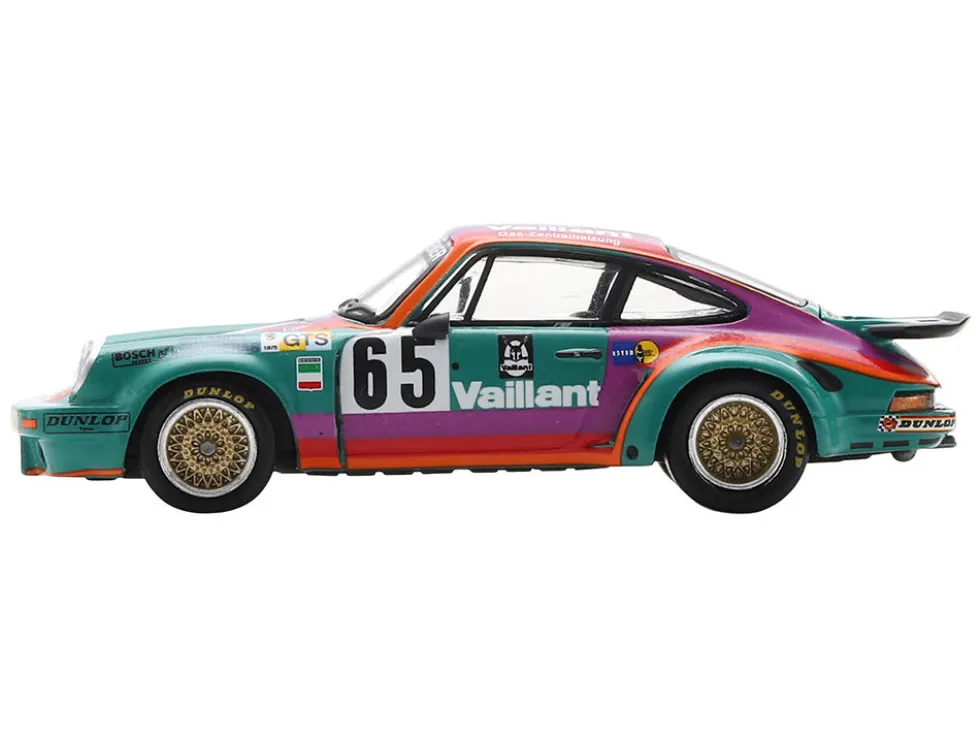 Porsche 911 Carrera RSR #65 Juan Carlos Bolanos - Andres Contreras - Billy Sprowls "Porsche Kremer Racing Team" "24 Hours of Le Mans" (1975) 1/64 Model Car by Spark