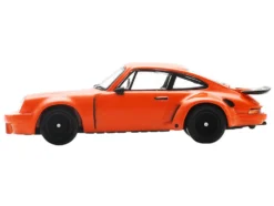 1974 Porsche 911 Carrera RSR 3.0 Orange 1/64 Model Car by Spark