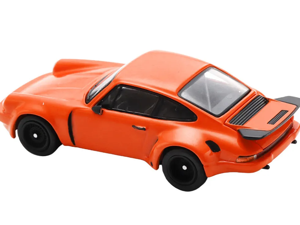 1974 Porsche 911 Carrera RSR 3.0 Orange 1/64 Model Car by Spark
