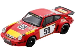 Porsche 911 Carrera RSR #59 Tim Schenken - Howden Ganley "Gelo Racing Team" "24 Hours of Le Mans" (1975) 1/64 Model Car by Spark