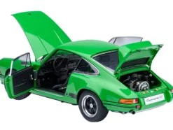 Porsche 911 Carrera 2.7 RS Viper Green with Black Stripes and Wheels 1/18 Model Car by Autoart