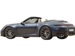 2024 Porsche 911 Carrera S Cabriolet Yachting Blue Metallic 1/18 Diecast Model Car by Norev
