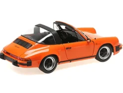 1983 Porsche 911 Carrera Targa 3.2 Orange 1/18 Diecast Model Car by Minichamps