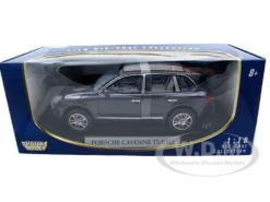 2008 Porsche Cayenne Turbo Metallic Black 1/18 Diecast Model Car Motormax 73179