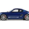 2012 Porsche Cayman R Aqua Blue Metallic 1/18 Model Car by GT Spirit